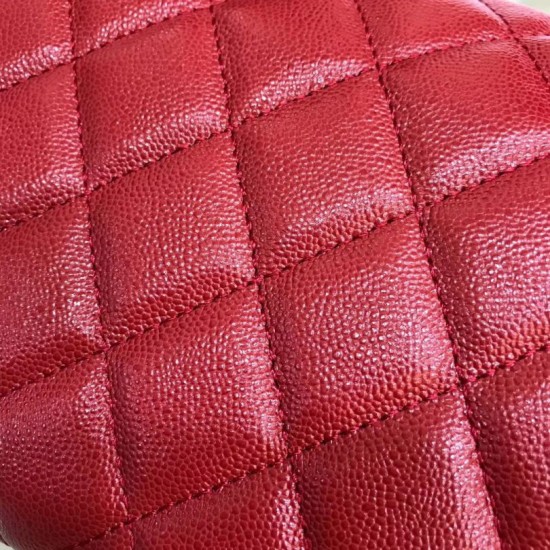 Replica Boy A80286 Caviar Leather Long Wallet Red