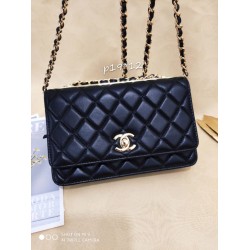 Replica Classic Lambskin Woc Bag A80972 Black