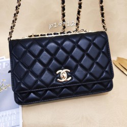 Replica Classic Lambskin Woc Bag A80972 Black
