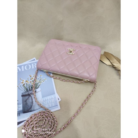 Replica Classic Lambskin Woc Bag A80972 Pink