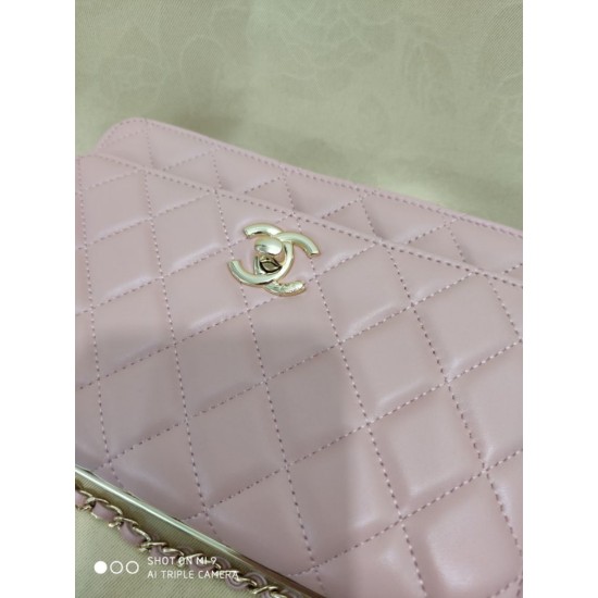 Replica Classic Lambskin Woc Bag A80972 Pink