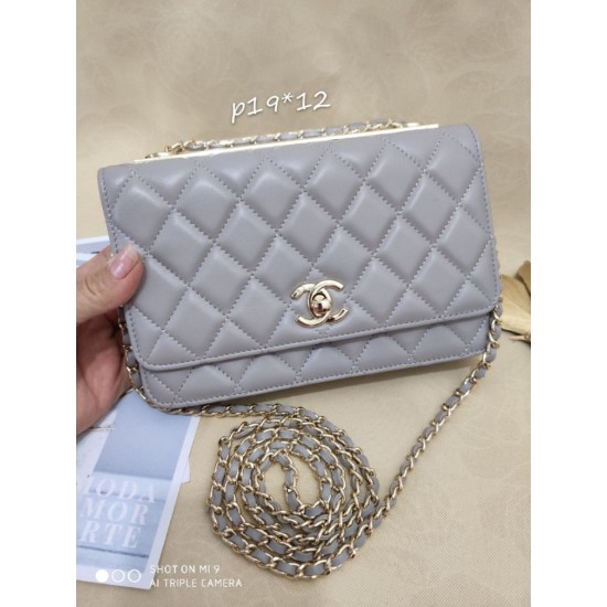 Replica Classic Lambskin Woc Bag A80972 Gray