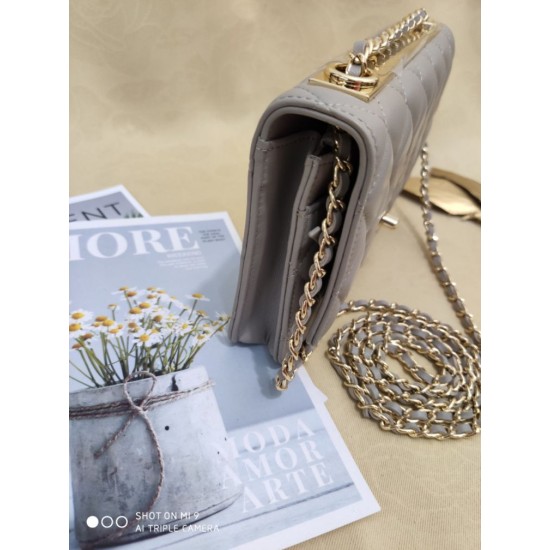 Replica Classic Lambskin Woc Bag A80972 Gray