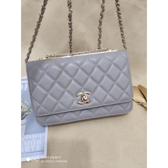 Replica Classic Lambskin Woc Bag A80972 Gray