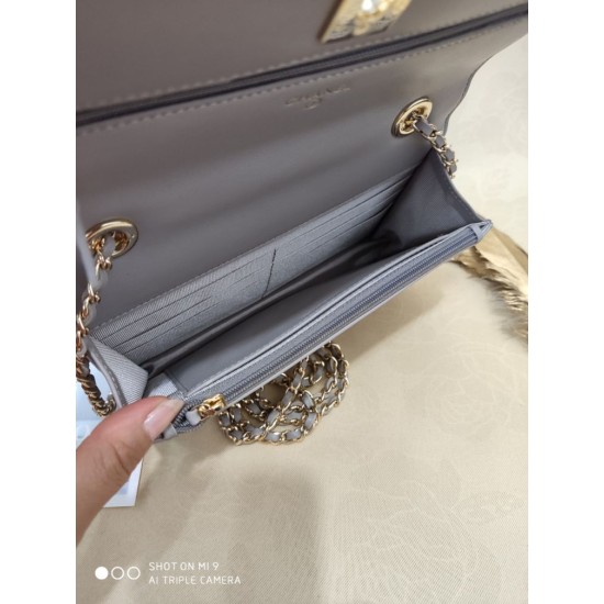 Replica Classic Lambskin Woc Bag A80972 Gray