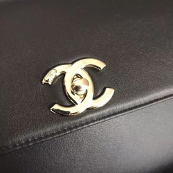 Fake Trendy CC Bag Black A92236 Gold Hardware Replica