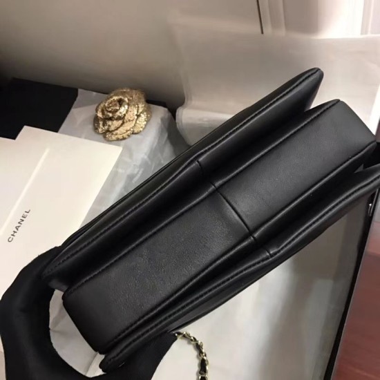 Fake Trendy CC Bag Black A92236 Gold Hardware Replica Fake Trendy CC Bag Black A92236 Gold Hardware Replica