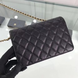 Replica CC Filigree Wallet On Chain Black
