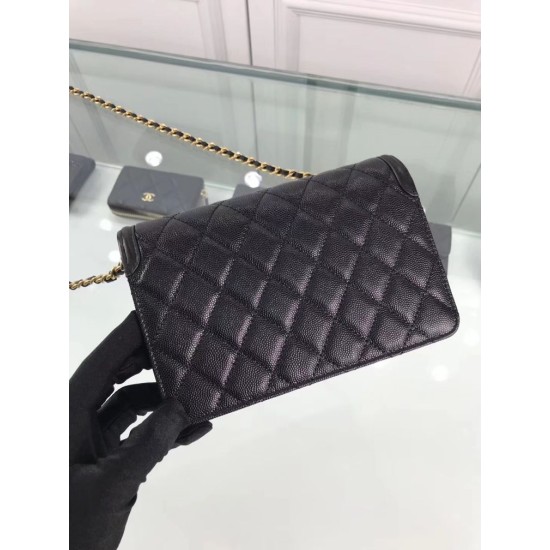Replica CC Filigree Wallet On Chain Black