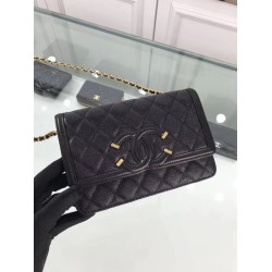Replica CC Filigree Wallet On Chain Black