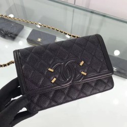 Replica CC Filigree Wallet On Chain Black