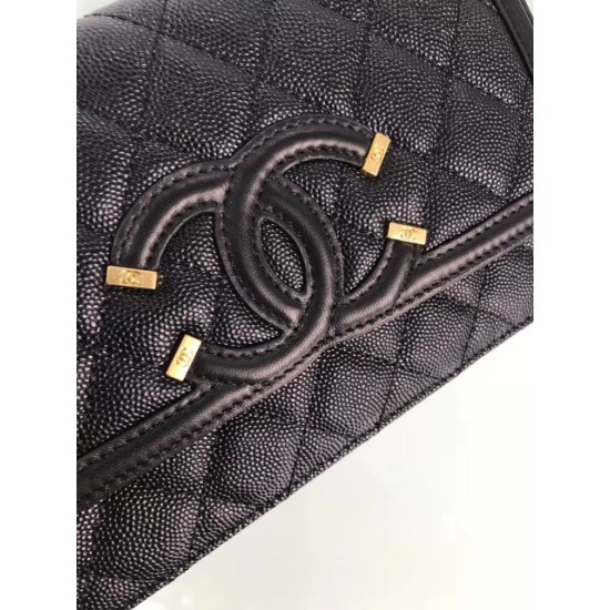 Replica CC Filigree Wallet On Chain Black