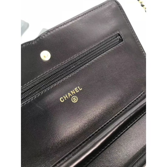 Replica CC Filigree Wallet On Chain Black