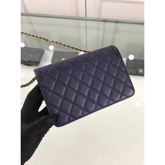 Replica CC Filigree Wallet On Chain Blue