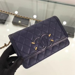 Replica CC Filigree Wallet On Chain Blue
