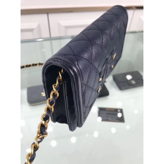 Replica CC Filigree Wallet On Chain Blue