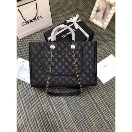 Fake Large Shopping Bag A93525 Black Replica