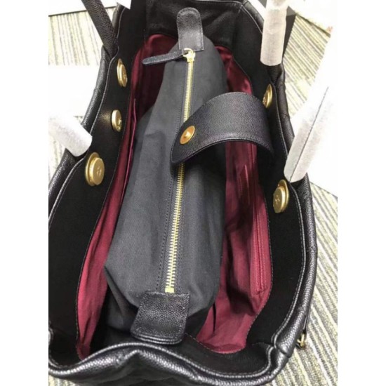 Fake Large Shopping Bag A93525 Black Replica