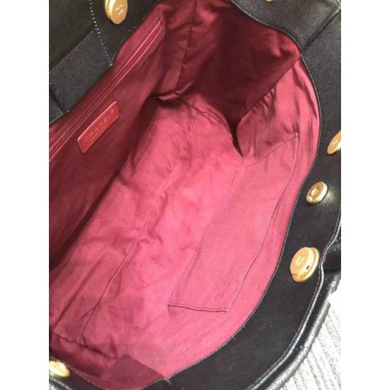 Fake Large Shopping Bag A93525 Black Replica