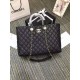 Fake Large Shopping Bag A93525 Black Replica