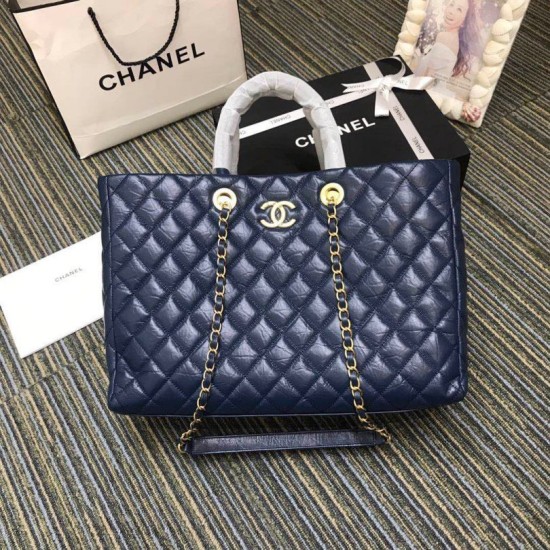 Replica Large Shopping Bag A93525 Dark Blue