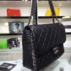 Fake Classic Flap Bag Deerskin A94005 Replica