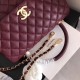Replica Coco Top Handle Messenger Bag Caviar Leather A95168 Claret Fake Coco Top Handle Messenger Bag Caviar Leather A95168 Claret Replica