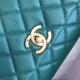 Replica Coco Top Handle Messenger Bag Caviar Leather A95168 Green Replica Coco Top Handle Messenger Bag Caviar Leather A95168 Green