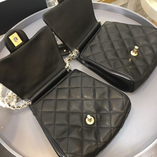 Replica Side Pack Bag With Pearls AS0614 Black Fake Side Pack Bag With Pearls AS0614 Black Replica