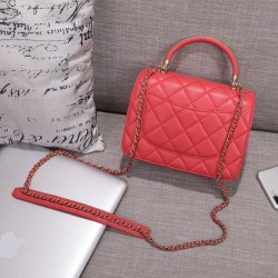 Fake Envelope Flap Bag With Top Handle AS0625 Red Replica