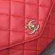 Fake Envelope Flap Bag With Top Handle AS0625 Red Replica