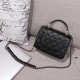 Replica Envelope Flap Bag With Top Handle AS0625 Black