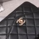 Replica Envelope Flap Bag With Top Handle AS0625 Black