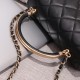 Replica Envelope Flap Bag With Top Handle AS0625 Black
