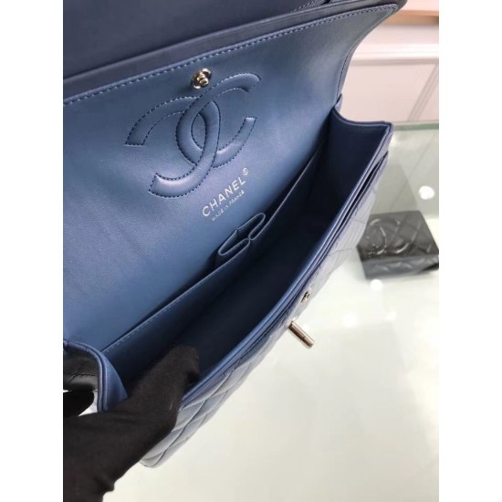 Fake Classic Jumbo Flap Bag A01112 Blue Replica