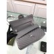 Fake Chevron Jumbo Flap Bag A01112 Gray Replica