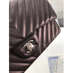 Replica Chevron Jumbo Flap Bag A01112 Black