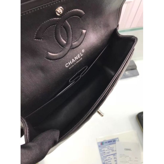 Replica Chevron Jumbo Flap Bag A01112 Black