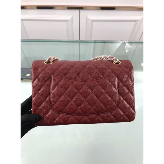 Replica Classic Jumbo Flap Bag A01112  Caviar Leather Claret