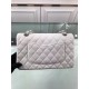 Replica Classic Jumbo Flap Bag A01112  Caviar Leather White