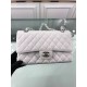 Replica Classic Jumbo Flap Bag A01112  Caviar Leather White