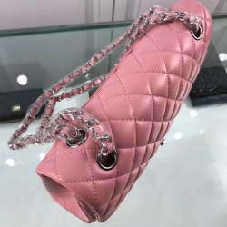 Fake Classic Jumbo Flap Bag A01112 Rose Replica