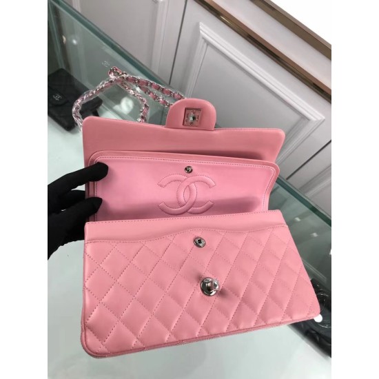 Fake Classic Jumbo Flap Bag A01112 Rose Replica