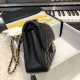 Replica Classic Small Flap Bag A1117 Black Glod Hardware