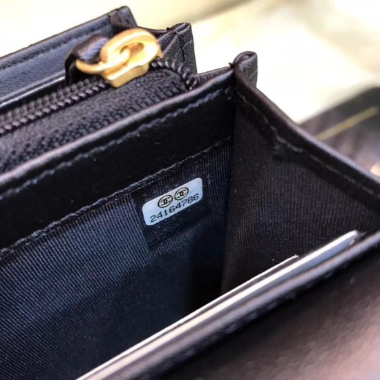 Replica Chevron Long Wallet A31506 Black