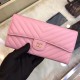 Replica Chevron Long Wallet A31506 Pink