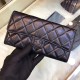 Replica Quilted Lambskin Leather Long Wallet A31506