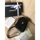 Fake Lambskin Plain Shoulder Bags AS0416 Black Replica