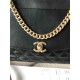 Fake Lambskin Plain Shoulder Bags AS0416 Black Replica