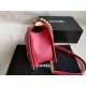 Fake Boy Classic Chevron Flap Bag A67086 Red Replica
